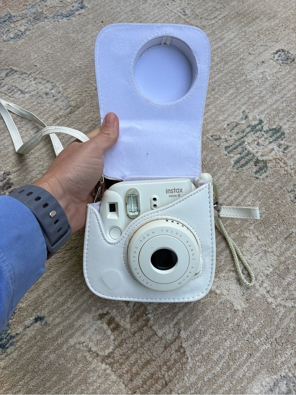 Fujifilm instax mini 8 (16273398) Instant Film Camera - White Comes With Case